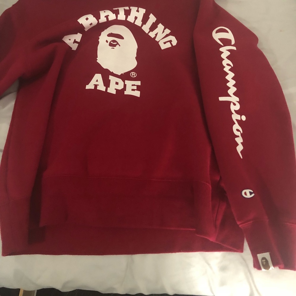 BAPE x Champion men’s sweat shirt